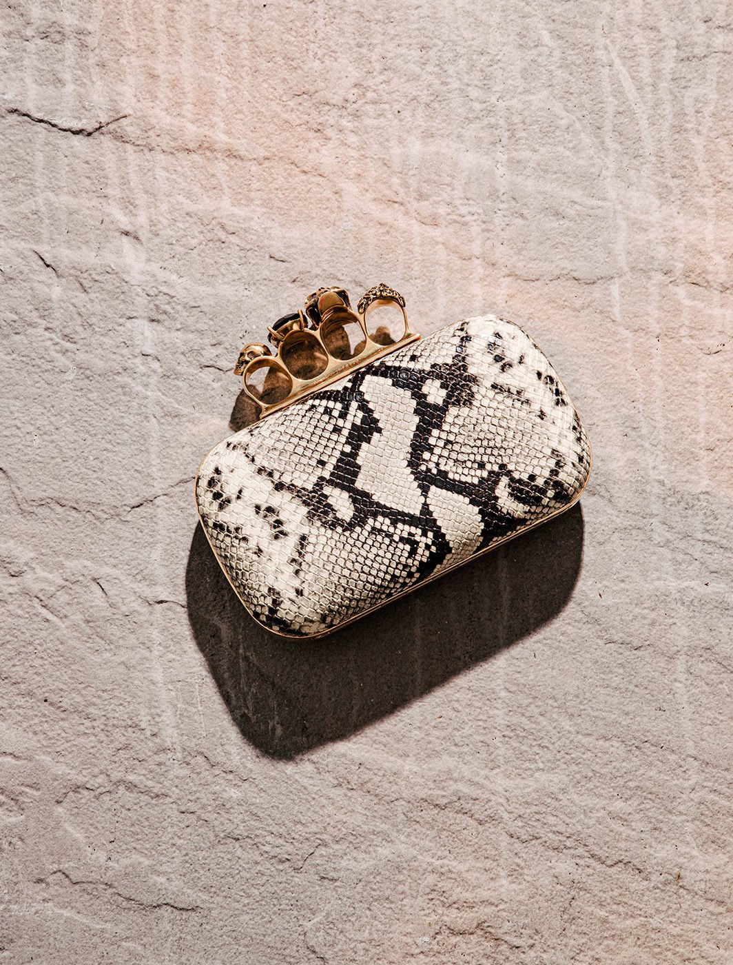 Snake print grab bag